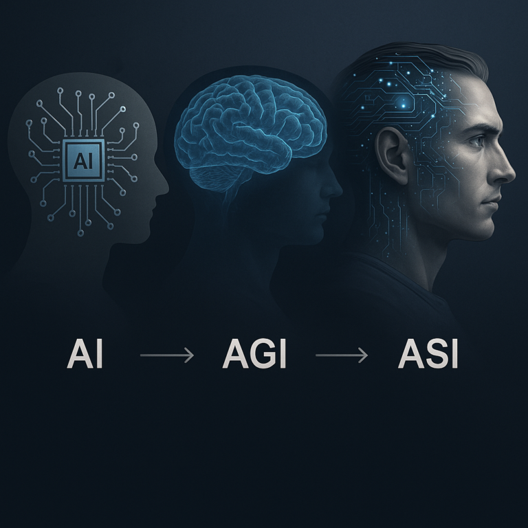🧭Narrow AI, AGI, ASI : comprendre les trois étapes de l’évolution de l’intelligence artificielle
